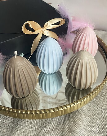 Wielkanocny zestaw/ Świece ekologiczne sojowe dekoracyjne jajka wielkanocne, Coccola JEWELLERY