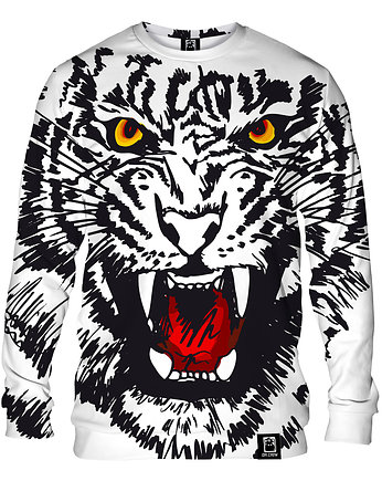 Bluza Bez Kaptura Męska DR.CROW White Tiger, DrCrow