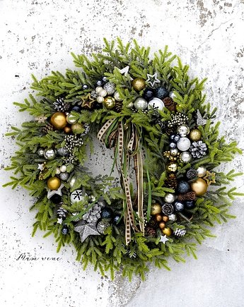 Świąteczny wianek, mam wene