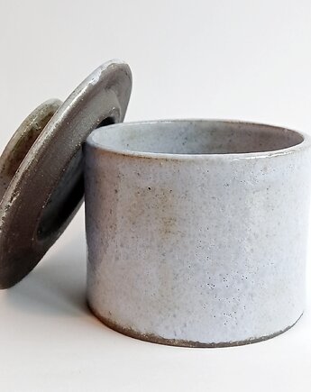 Cukiernica ciemna z niebieskim szkliwem, Dobrocie ceramika