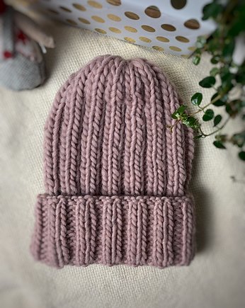 Czapka beanie wełna 100%, NoToCo handmade