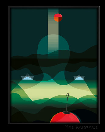 Plakat BALTIC MELANCHOLY I 70X100, MRS WUDRAWS