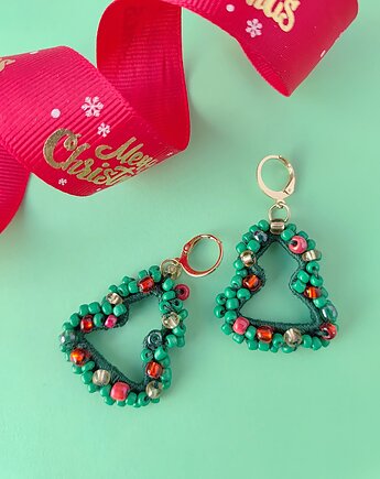 Kolczyki Choinki z koralików, Not only cute crafts