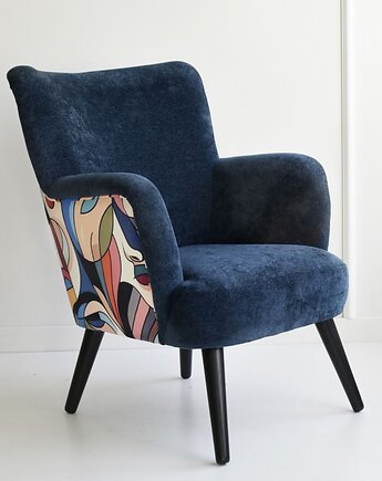 Fotel Valbo, fotel retro, Kolorowy fotel, GreyHorse design