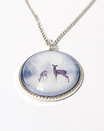 Medalion, naszyjnik - Sarenki - duży, yenoo