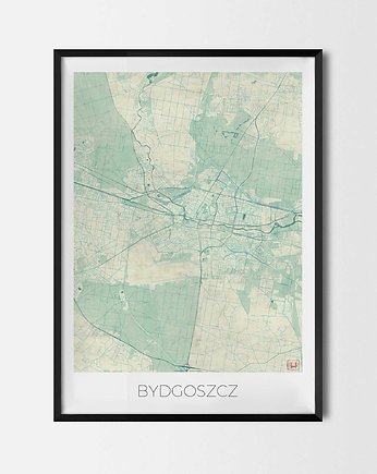 Plakat Bydgoszcz - CityArtPosters, CityArtPosters