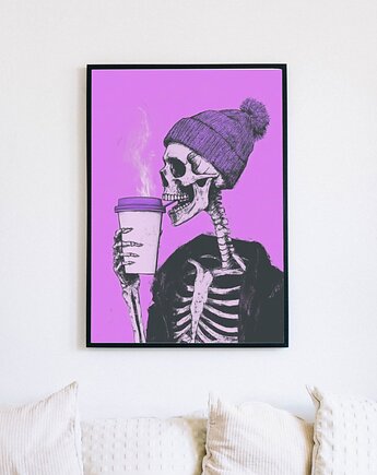 Plakat - Bezkofeinowa na podwójnym sojowym forever, Harry Monkey