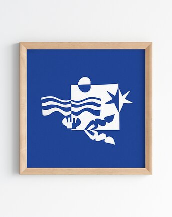 Plakat Morze, Lidka Zajdzińska