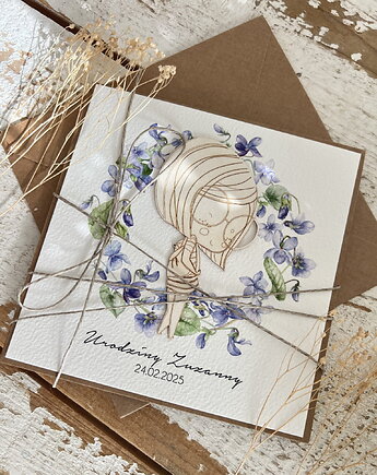 Ręcznie robiona kartka na 18 urodziny, osiemnastka - pomysł na prezent życzen, sorte