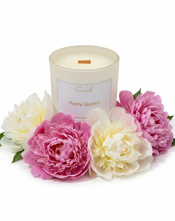 Peony Queen 135 g świeca sojowa naturalna (wybierz zapach, Coccola JEWELLERY