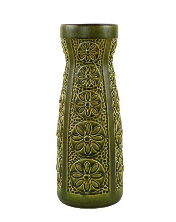 Wazon ceramiczny, niemiecki design, lata 70, produkcja: West Germany, Przetwory design
