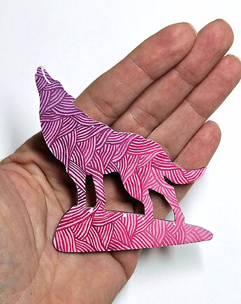 Broszka WILK, Made in Forest