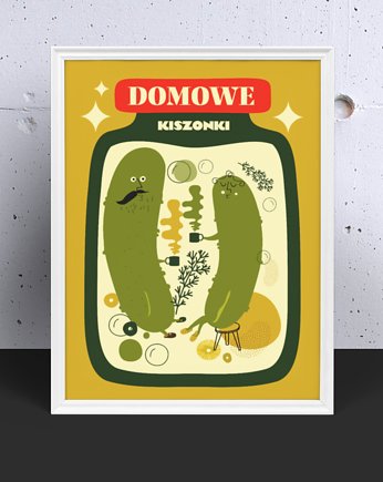 Plakat domowe korniszony, polkastudio