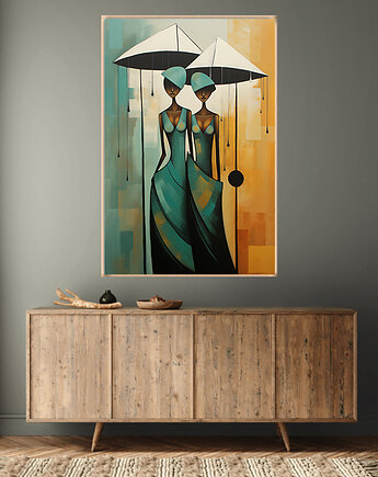 Oblicza Innych Wymiarów - Plakat - Druk - Abstrakcja, Surrealizm, Loft #3, Black Sapphire Art