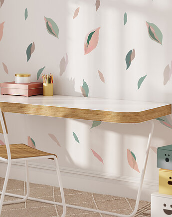 Tapeta dla dzieci White Leaves, Humpty Dumpty Room Decoration