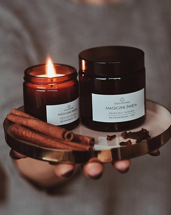 Świeczka sojowa 120 ml Edycja Świąteczna, Słodyczarnia