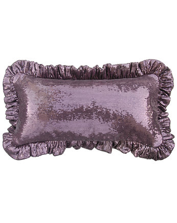 Poduszka dekoracyjna z cekinami 25x50 cm fioletowa, colour contrast