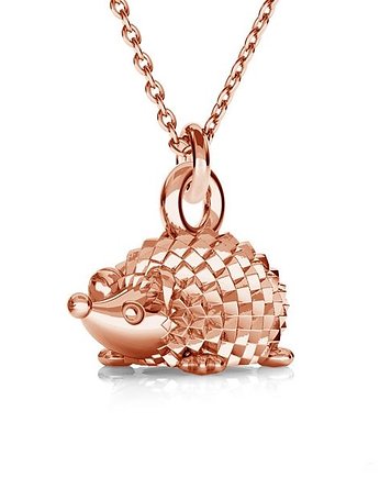 JEŻYK - naszyjnik różowe złoto 18K, ISSI Jewelry