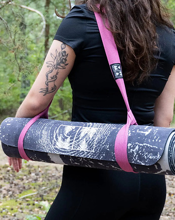 Bawełniany pasek do transportu maty  do jogi Rosy, Mellow Ways