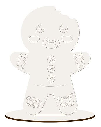 Kolorowanka Ozdoba Świąteczna do Malowania Decoupage DIY 10 SZT dla Dzieci, smxdsgn