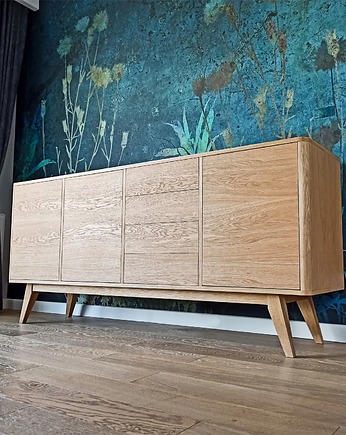 Drevutnia - Komoda Bufetowa XL Jednolita / Duża komoda / 200cm, Drevutnia