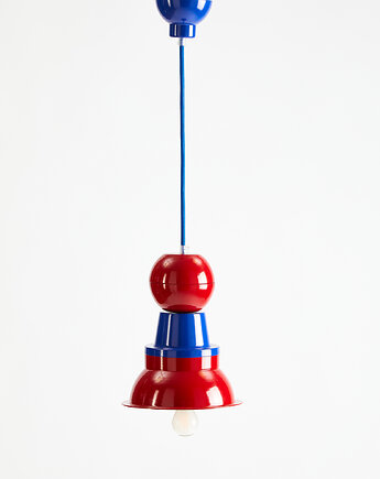 Fern Flower Lamp Red & Ultramarine1, DINGFLUX by Asia Piaścik