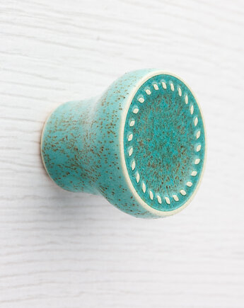 Gałka do mebli miętowa, wz.12, pracowniazona