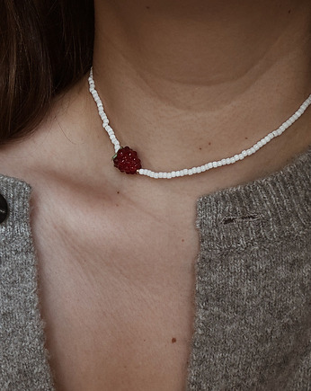 Naszyjnik  malina, Chmolowska Jewellery