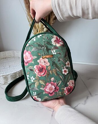 Plecak Codzienny Zielone Kwiaty, Poplećmy Sobie