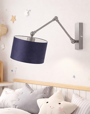 Nowoczesny kinkiet do pokoju dziecka z regulacją TULON KIDS do czytania bajek, LYSNE