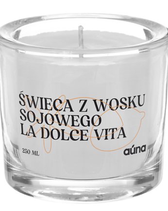 Świeca sojowa la dolce vita, Auna