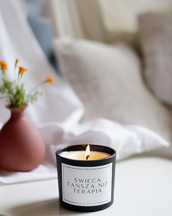 Świeca sojowa zapachowa Świeca tańsza niż terapia, Temida Soy Candles