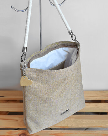 Lniany worek na ramię, modeMania