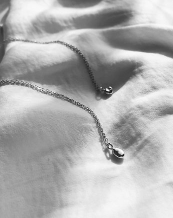 Mini Liquid Necklace (silver, long drop), Unikke Design