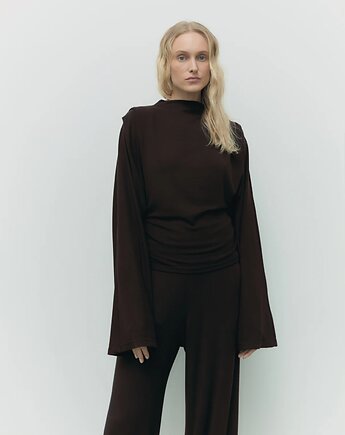 Longsleeve Serenity super soft chclate, Patchouli