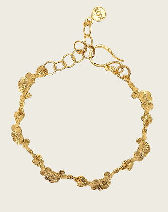 Bransoletka z płatków złota- Jabłonka, KOS jewellery