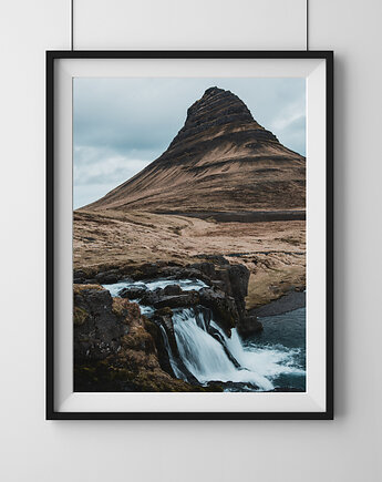 Kirkjufell, Islandia, plakat, fotografia, Katarzyna Angielska