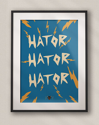 Minimalistyczny plakat Hator - Czas pomyśleć życzenie, DAPIDOKA
