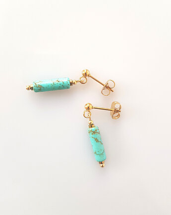 Kolczyki z turkusowym jaspisem, Mitsu