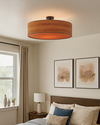 Lampa sufitowa do sypialni w stylu skandynawskim WENECJA ECO fi - 60 cm, LYSNE