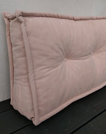 Zagłówek Materac francuski futon Poducha Pikowana kolor Pudrowy róż, nisza