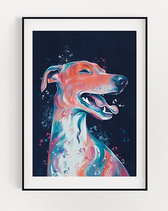 Plakat - Uśmiechnięty Charcik, Cup of Layna