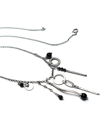 Patyczki vol. 11 /onyks/ -  naszyjnik, Katia i krokodyl