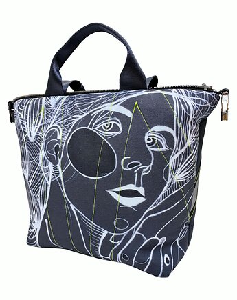 Art MIMA bag SHORT & Marcina Painty print, MIMAbags