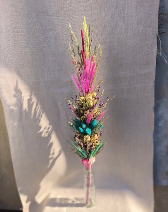 Palma wielkanocna z suszonych kwiatów i traw, Rondo Kwiatowe