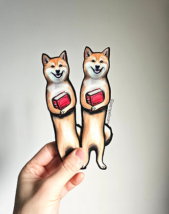 Zakładka do książki Shiba Inu Akamaru*, Pan Pelican