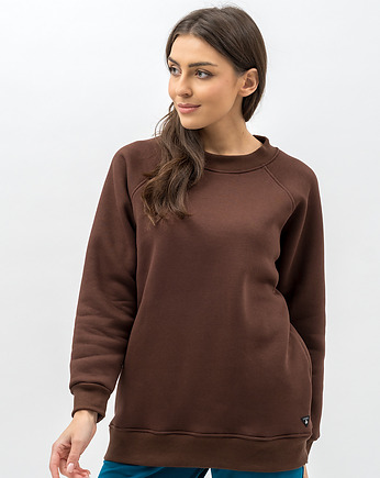 Bluza basic ciepła ,,SEDA"  czekolada, 3 for U