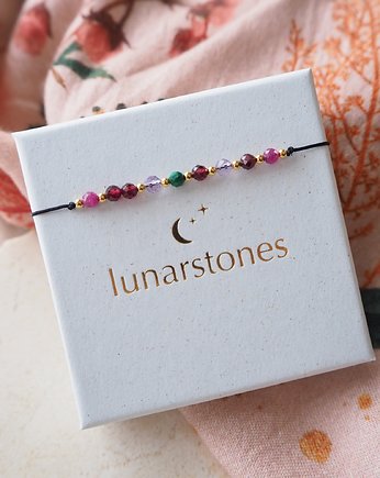 Bransoletka Zodiak SKORPION, Lunarstones