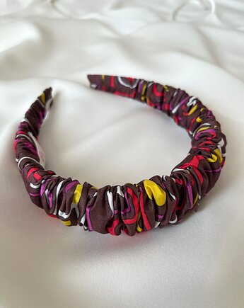 Jedwabna marszczona opaska Joy standard, Volie Line