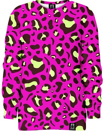 Bluza bez kaptura Dziewczynka DR.CROW Leopard Pink, DrCrow
